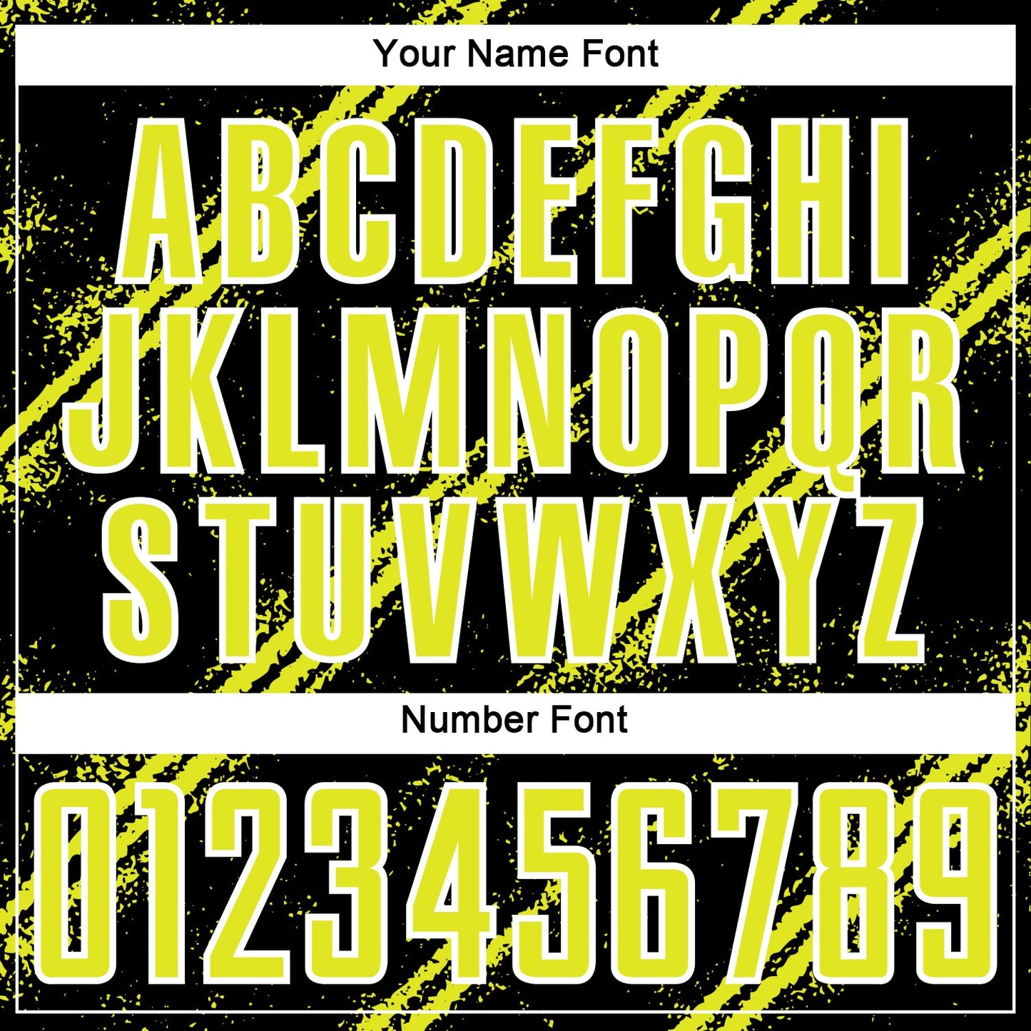 Custom Black Neon Yellow-White Abstract Fragment Art Splash Sublimation Soccer Uniform Jersey view 6