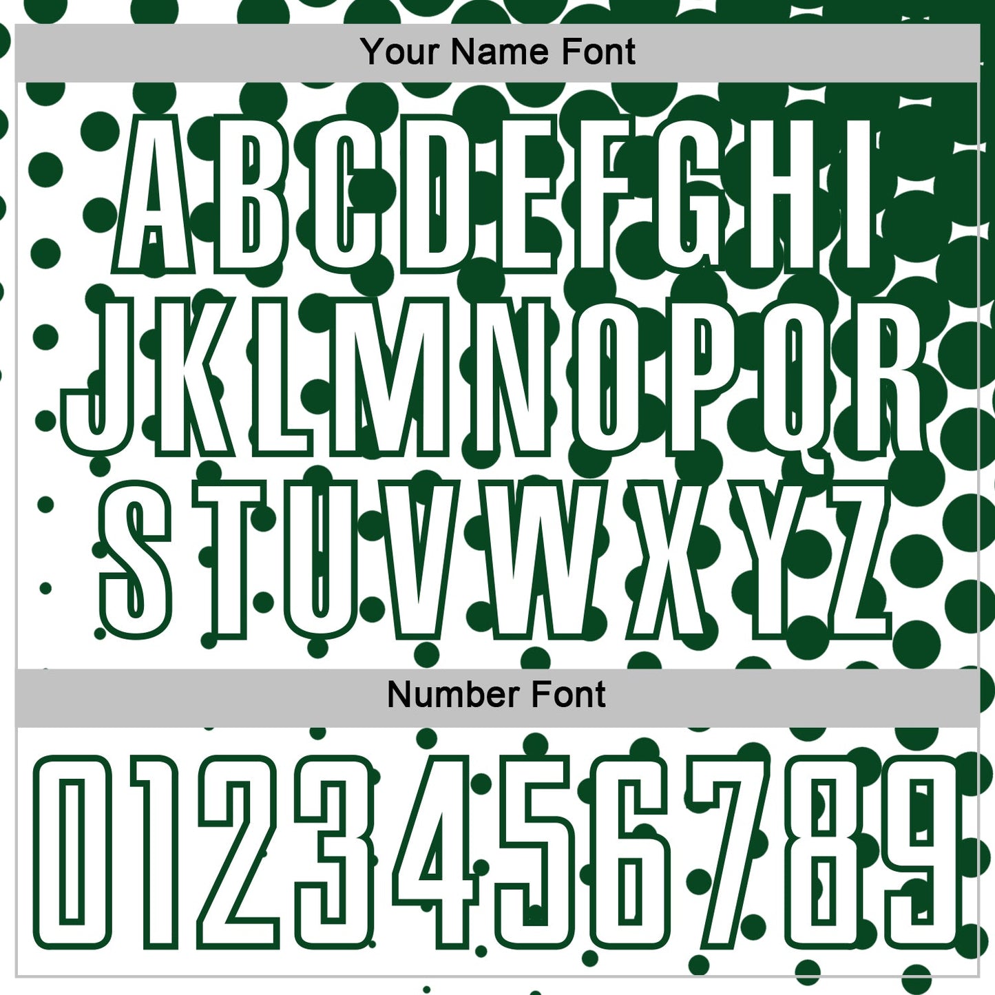 Custom White Green Modern Polka Dot Sublimation Soccer Uniform Jersey view 6