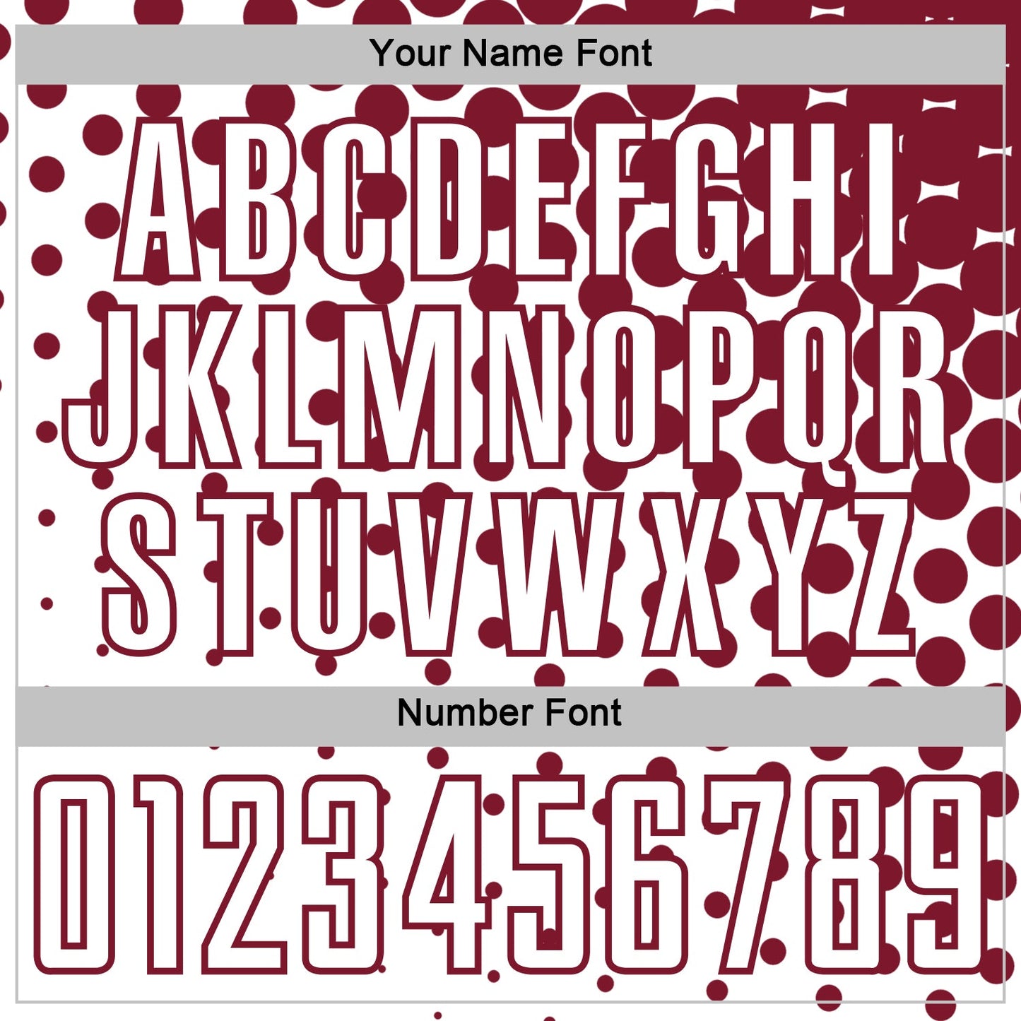 Custom White Crimson Modern Polka Dot Sublimation Soccer Uniform Jersey view 6