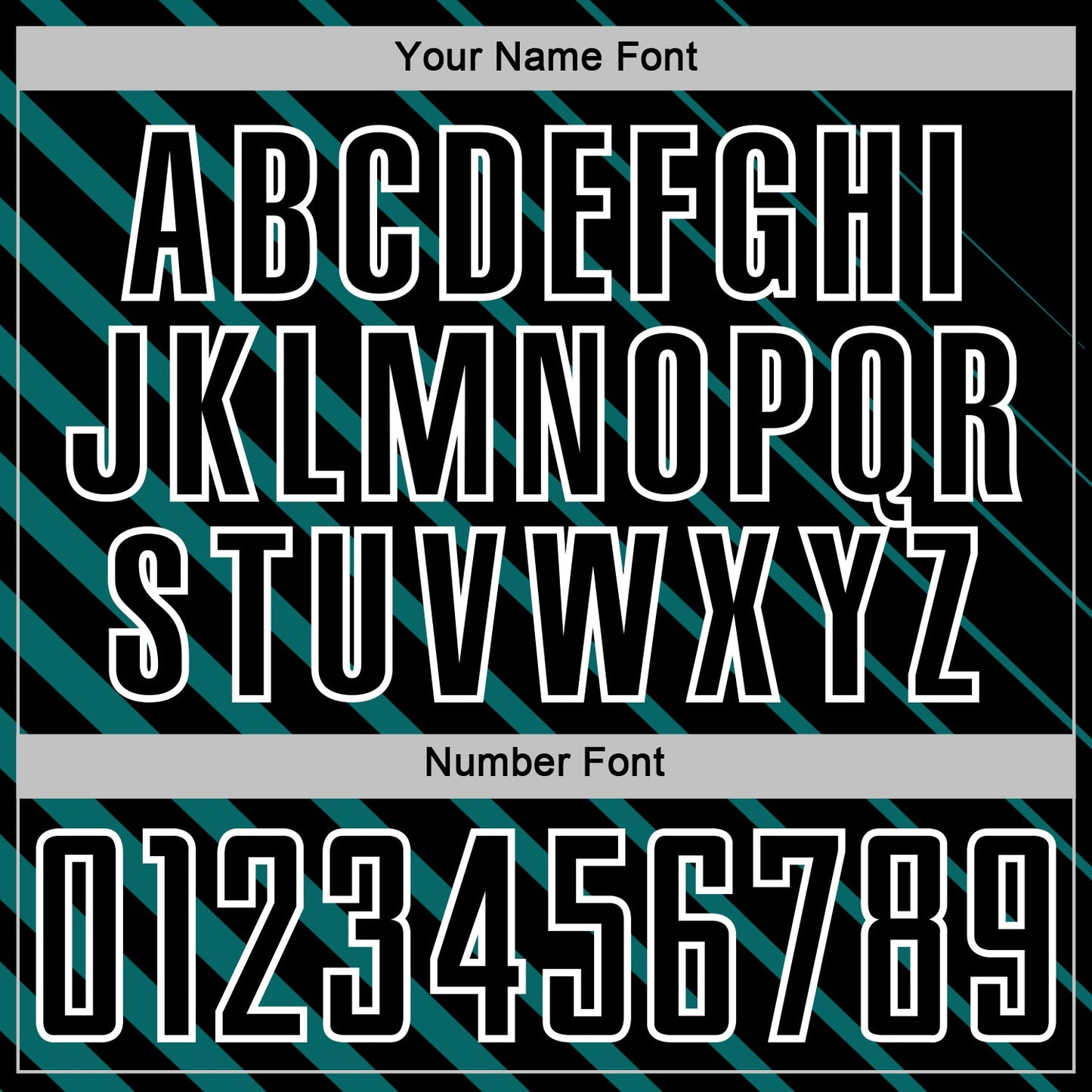 Custom Teal Black-White Lines Sublimation Soccer Uniform Jersey view 6
