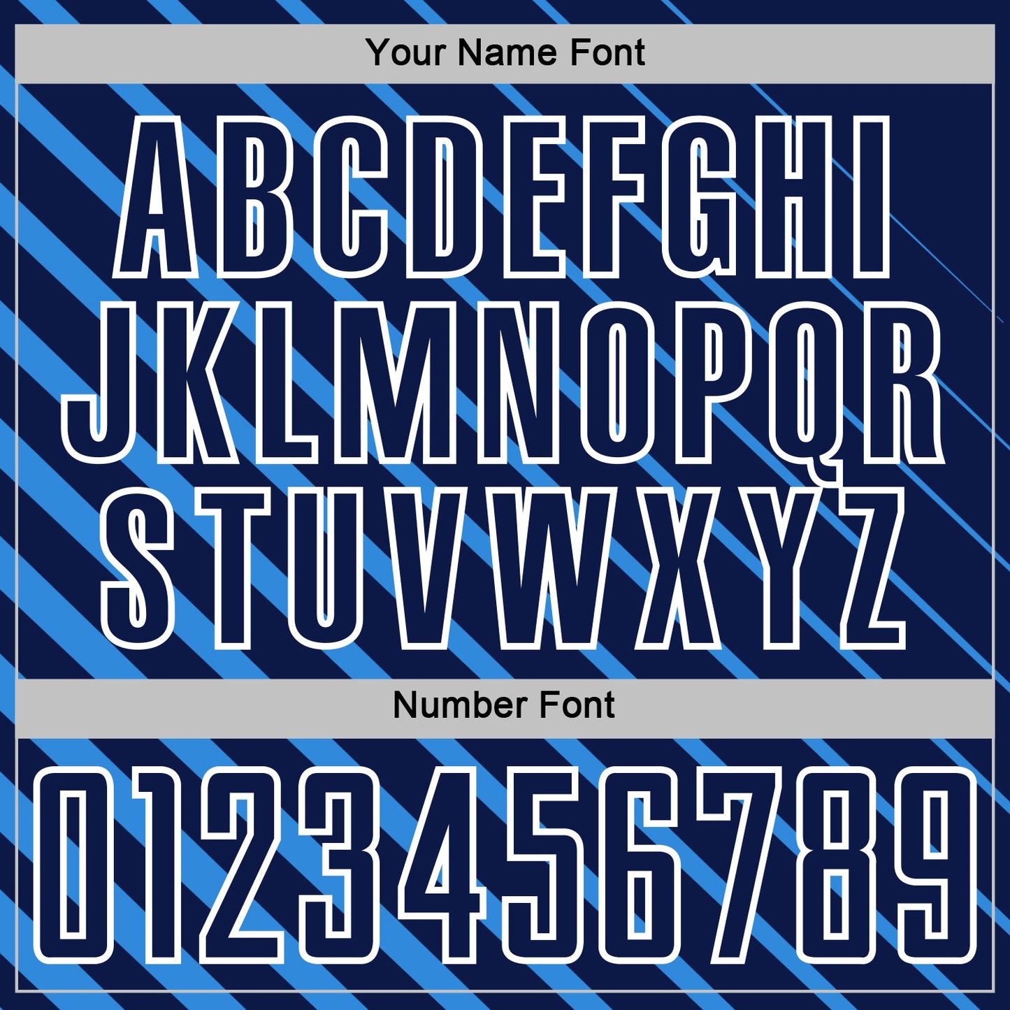 Custom Powder Blue Navy-White Lines Sublimation Soccer Uniform Jersey view 6