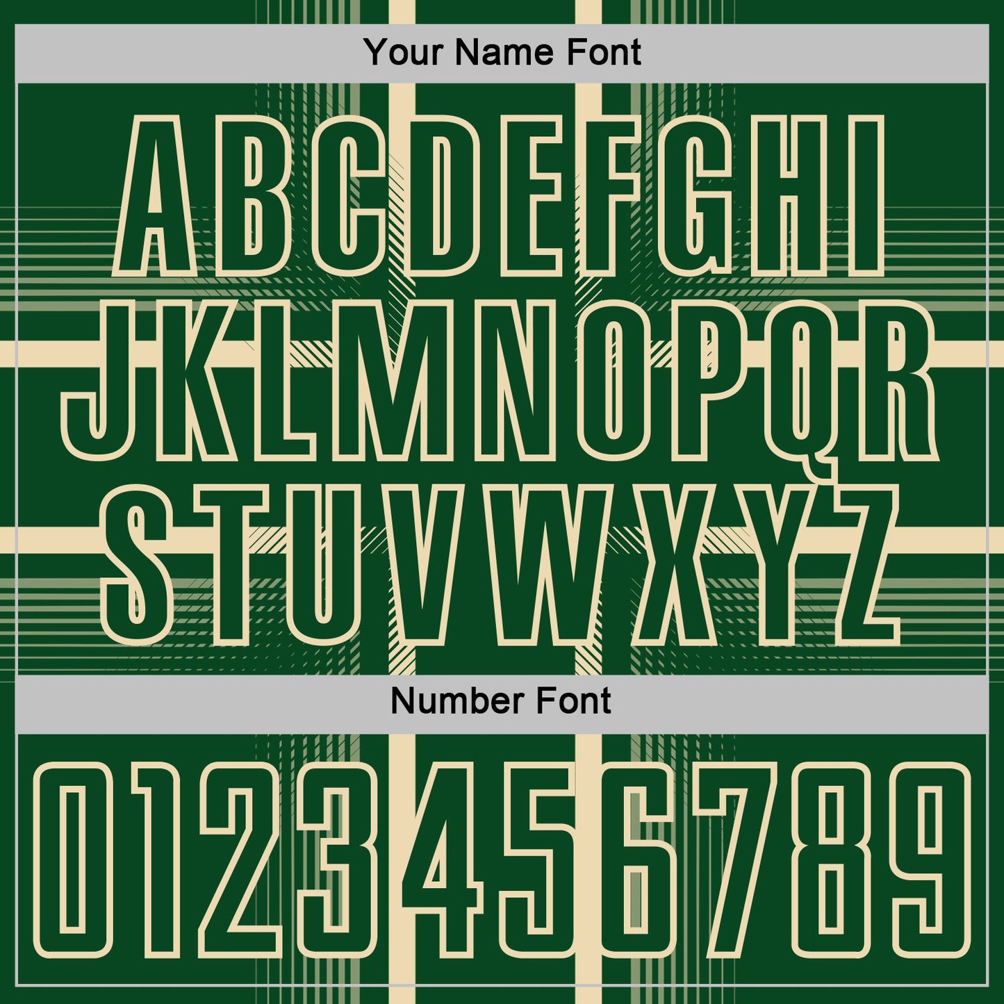 Custom Green Cream Lines Sublimation Soccer Uniform Jersey view 6