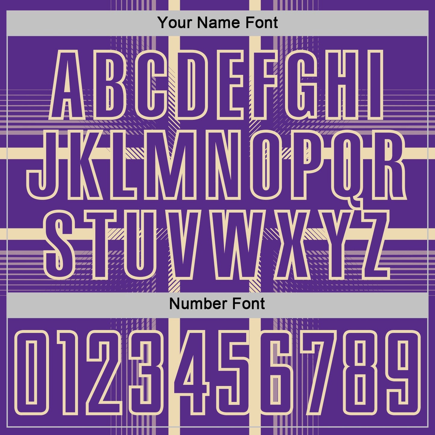 Custom Purple Cream Lines Sublimation Soccer Uniform Jersey view 6