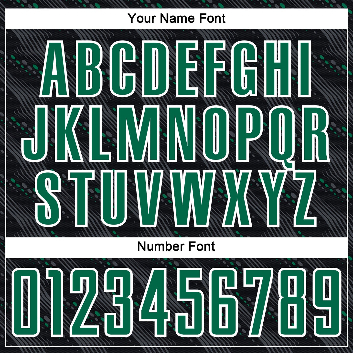 Custom Black Kelly Green-White Slant Lines Sports Sublimation Soccer Uniform Jersey view 6