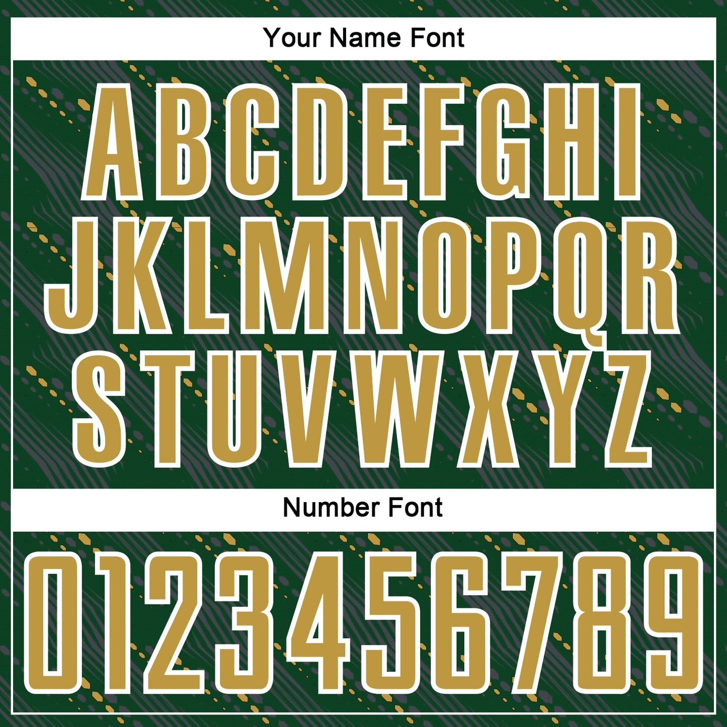 Custom Green Old Gold-White Slant Lines Sports Sublimation Soccer Uniform Jersey view 6