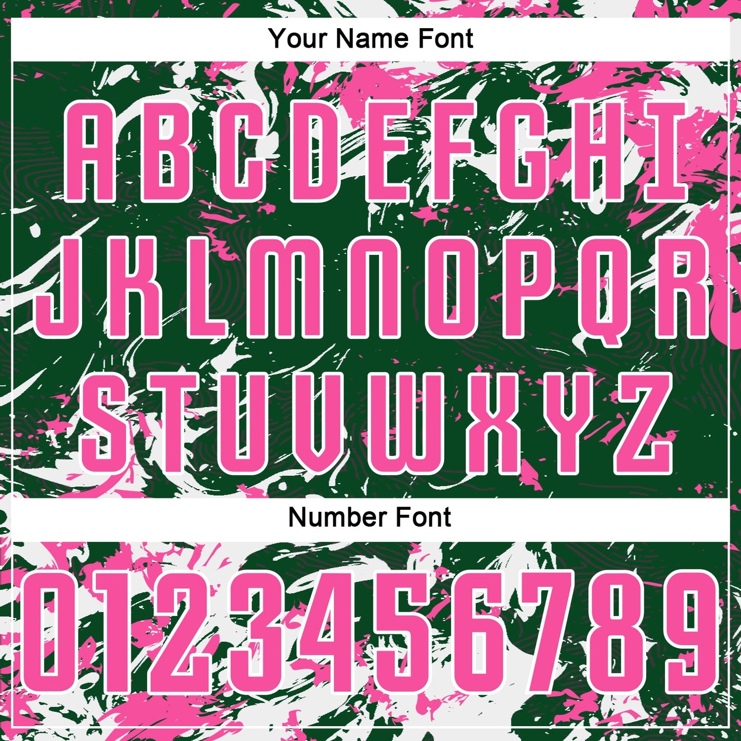 Custom Green Pink-White Fluid Art Splash Sublimation Soccer Uniform Jersey view 6