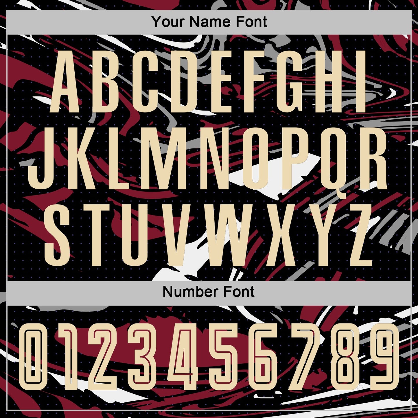 Custom Figure Cream Black-Crimson Fluid Art Splash Sublimation Soccer Uniform Jersey view 6