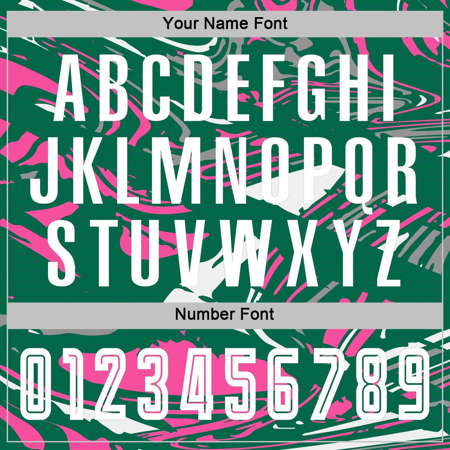 Custom Figure White Kelly Green-Pink Fluid Art Splash Sublimation Soccer Uniform Jersey view 6