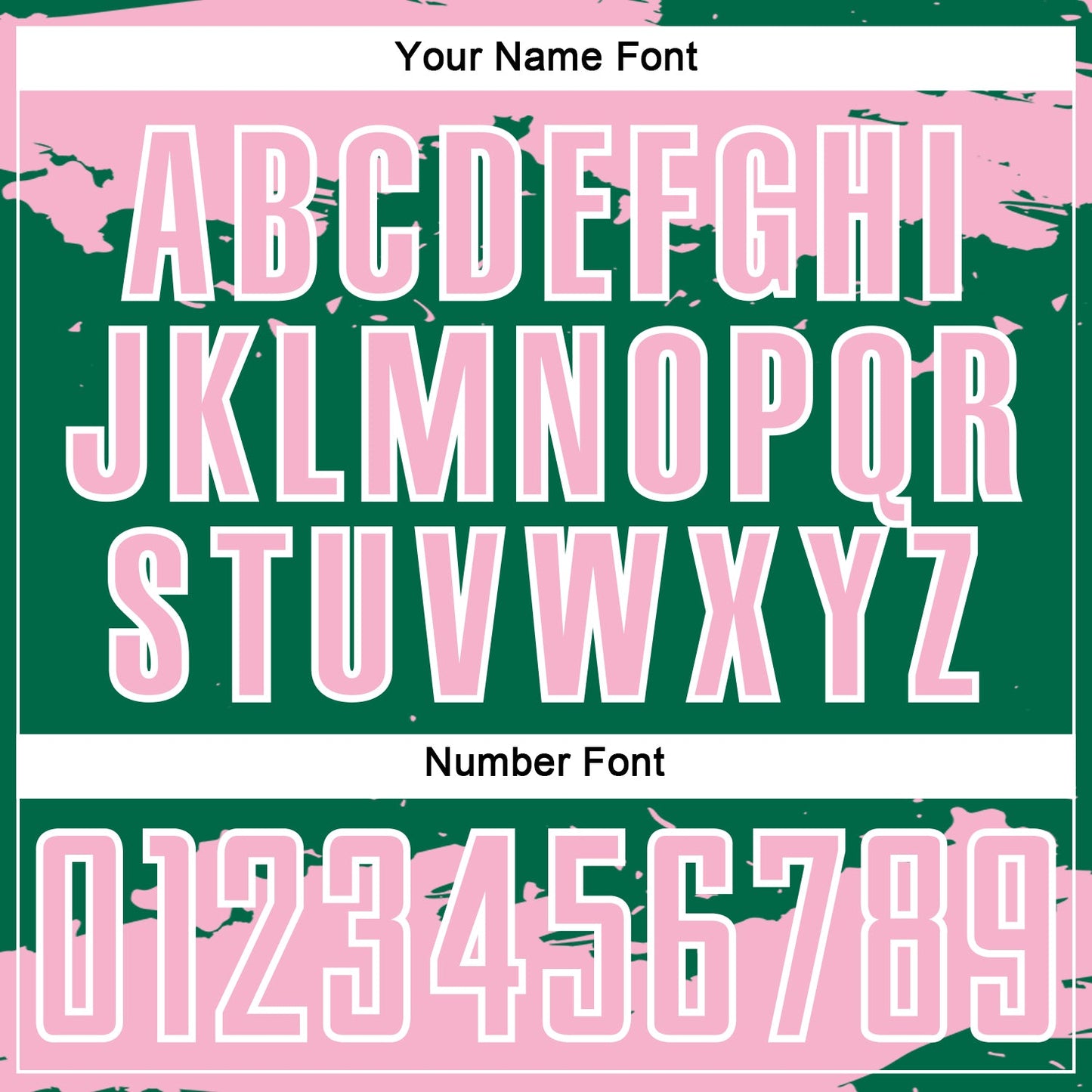 Custom Kelly Green Light Pink-White Abstract Fragment Art Sublimation Soccer Uniform Jersey view 6