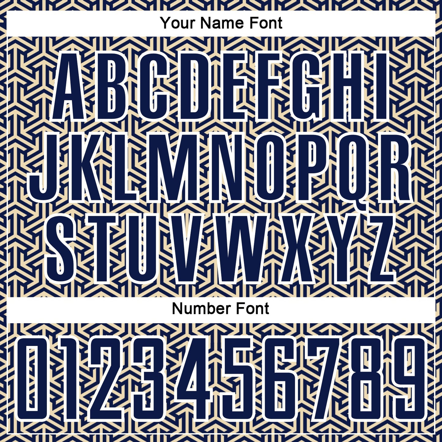 Custom Navy Cream-White Geometric Arrow Sublimation Soccer Uniform Jersey view 6
