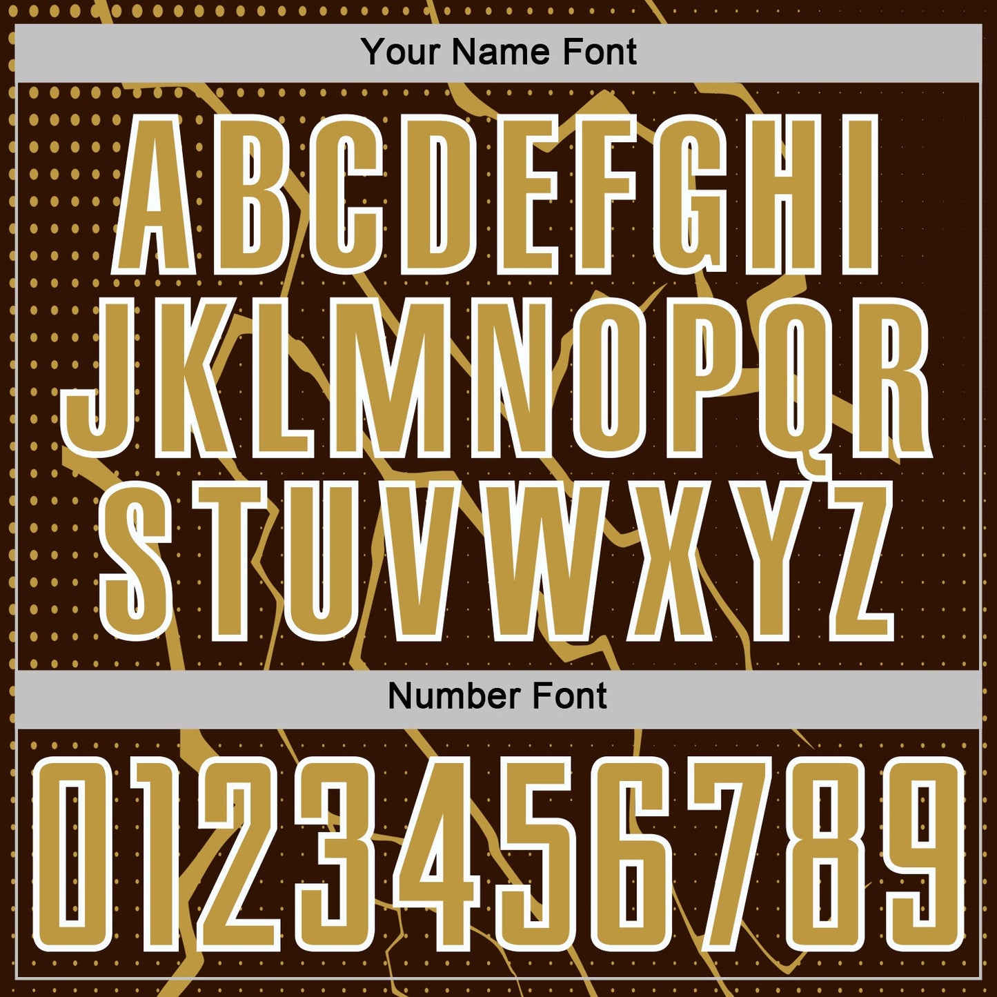 Custom Brown Old Gold-White Lightning Sports Sublimation Soccer Uniform Jersey view 6
