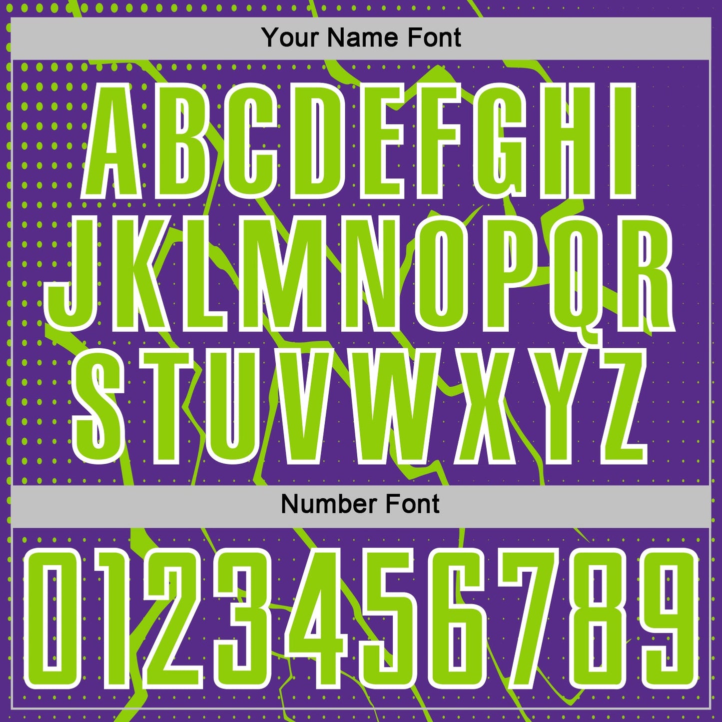 Custom Purple Neon Green-White Lightning Sports Sublimation Soccer Uniform Jersey view 6