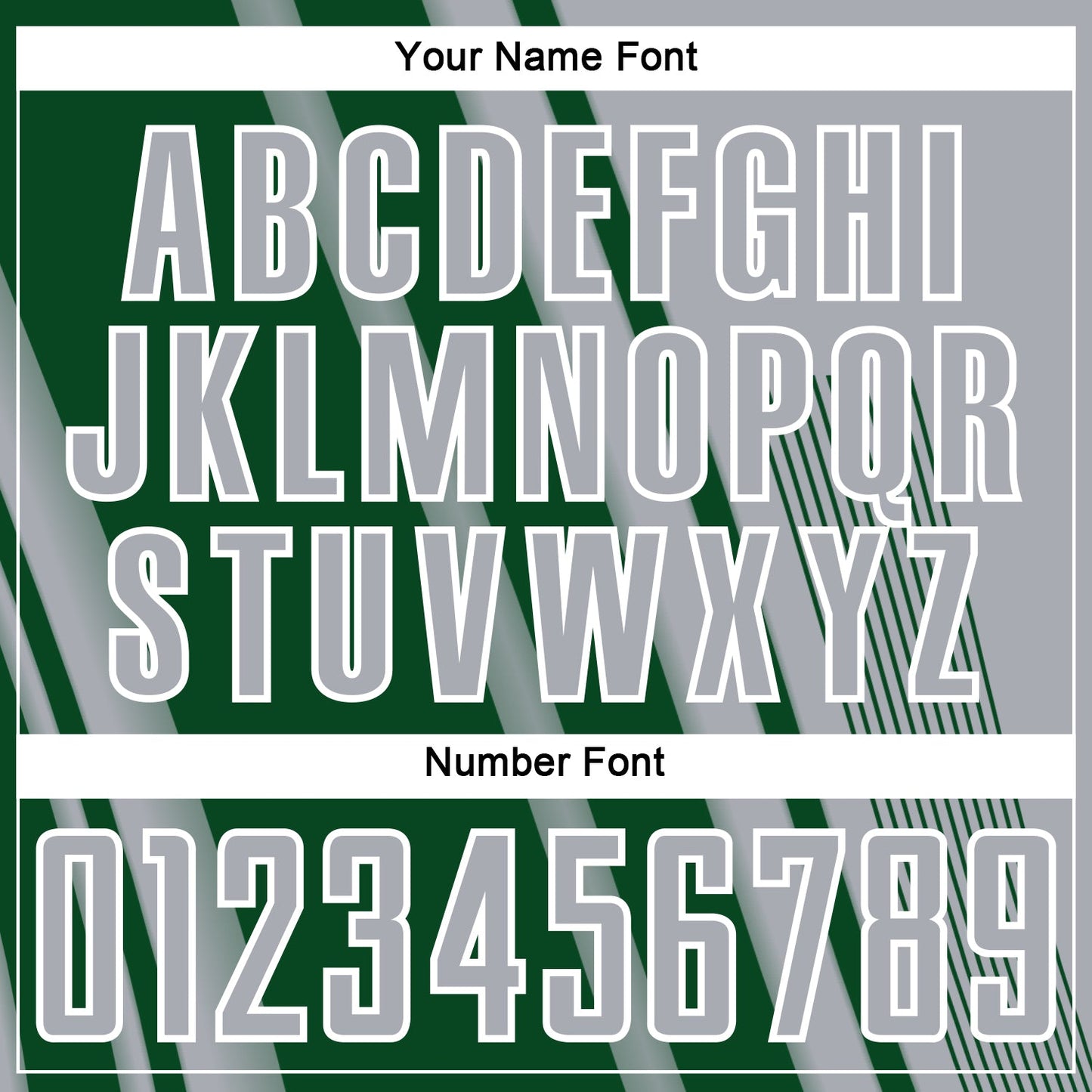 Custom Gray Green-White Lines Sports Sublimation Soccer Uniform Jersey view 6