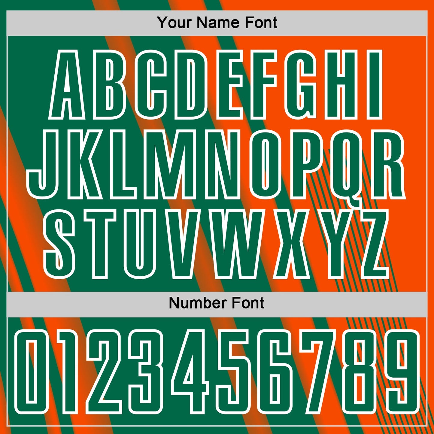 Custom Orange Kelly Green-White Lines Sports Sublimation Soccer Uniform Jersey view 6