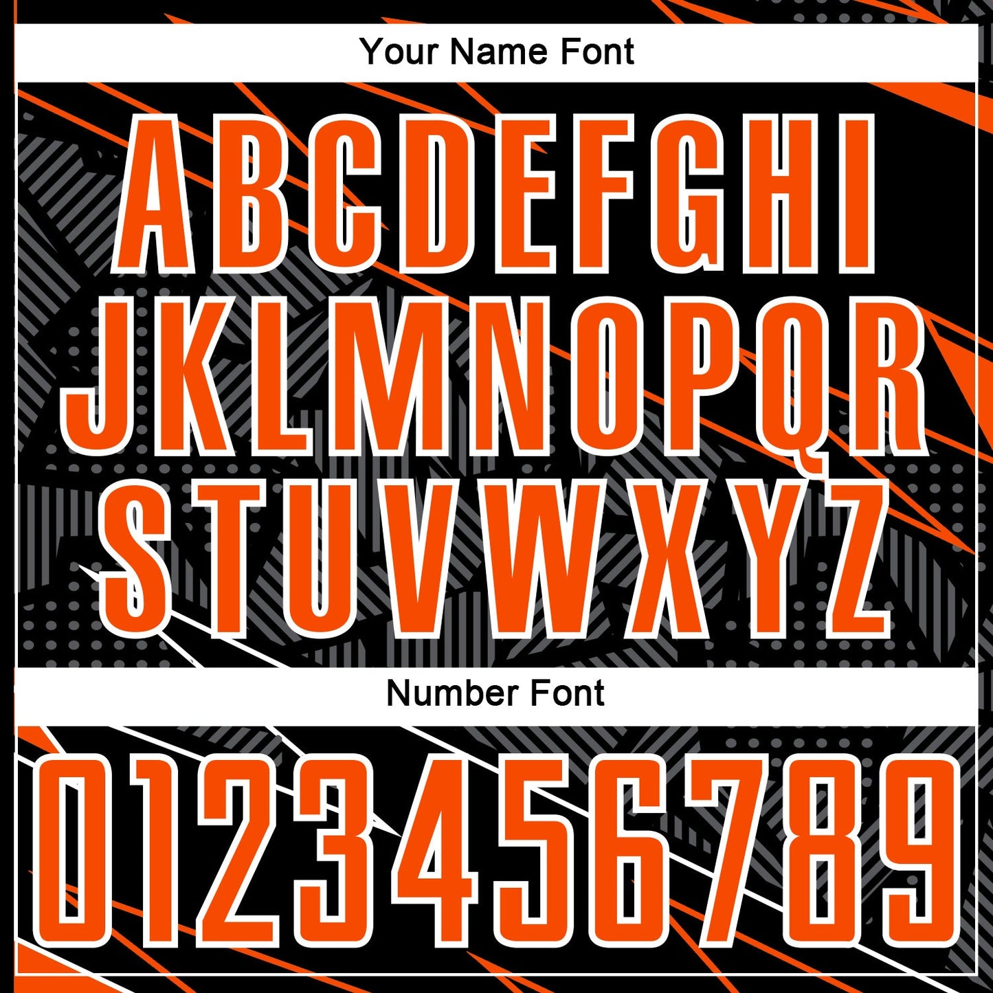 Custom Black Orange-White Lines Sports Sublimation Soccer Uniform Jersey view 6