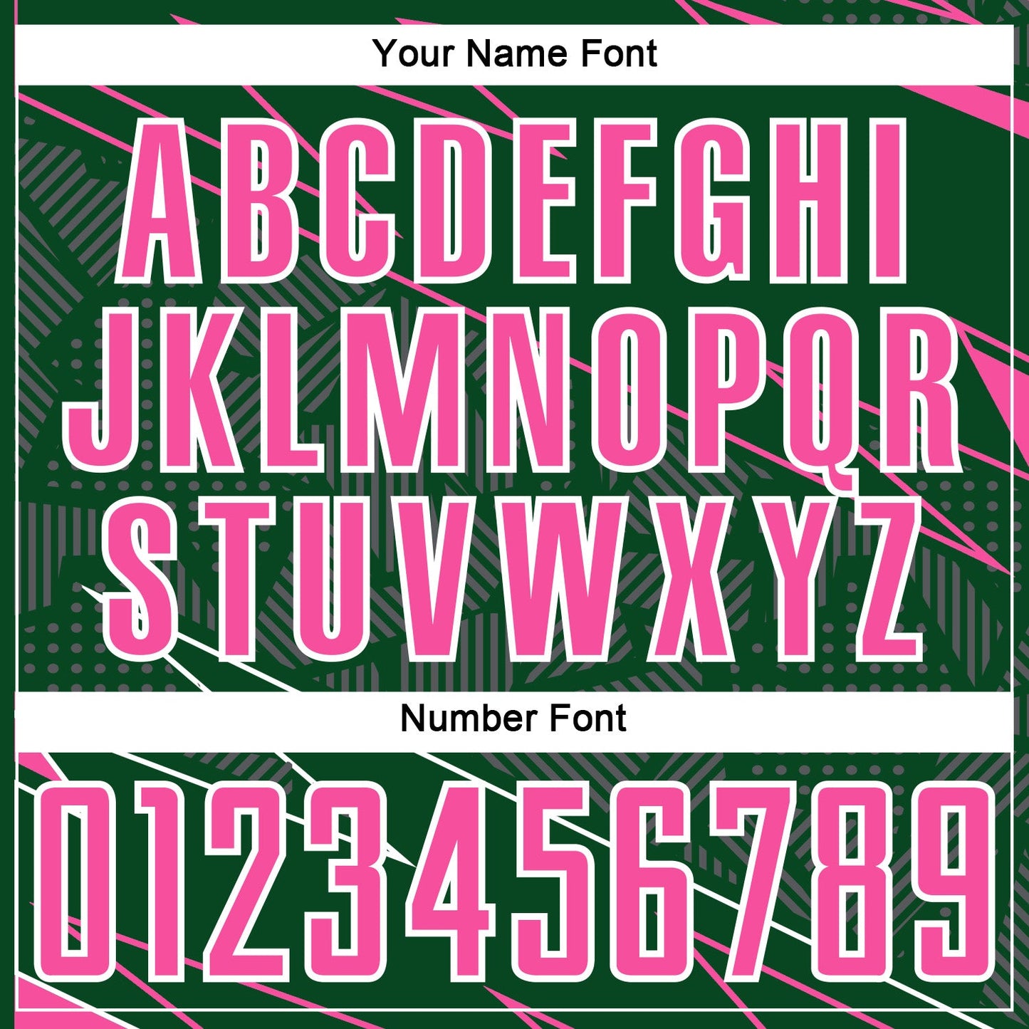 Custom Green Pink-White Lines Sports Sublimation Soccer Uniform Jersey view 6
