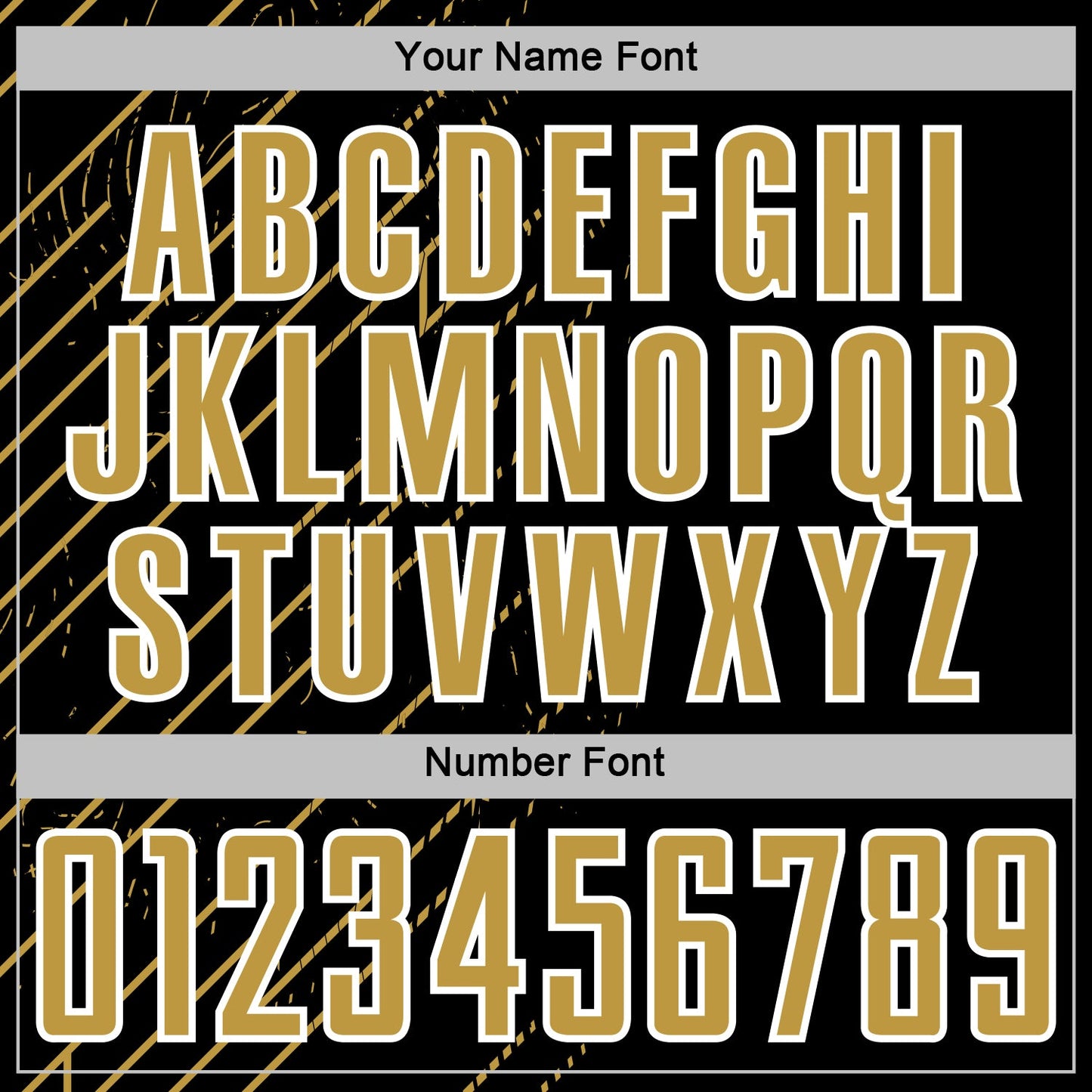 Custom Black Old Gold-White Lines Sports Sublimation Soccer Uniform Jersey view 6
