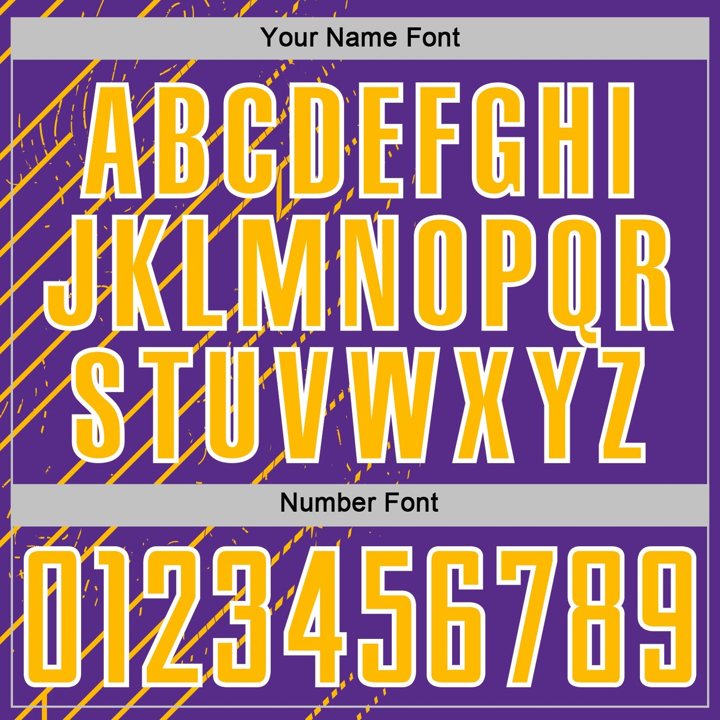 Custom Purple Gold-White Lines Sports Sublimation Soccer Uniform Jersey view 6