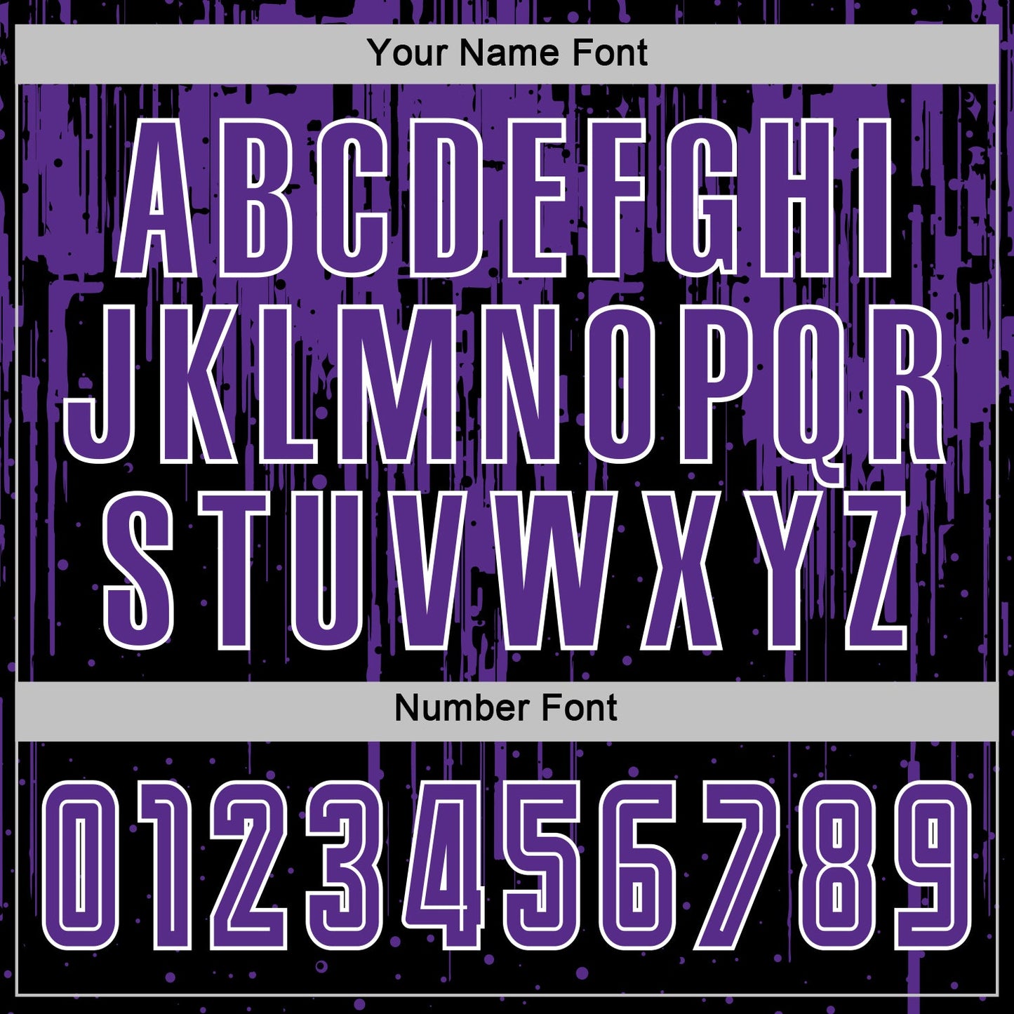 Custom Black Purple-White Dripping Splatte Pattern Sports Sublimation Soccer Uniform Jersey view 6