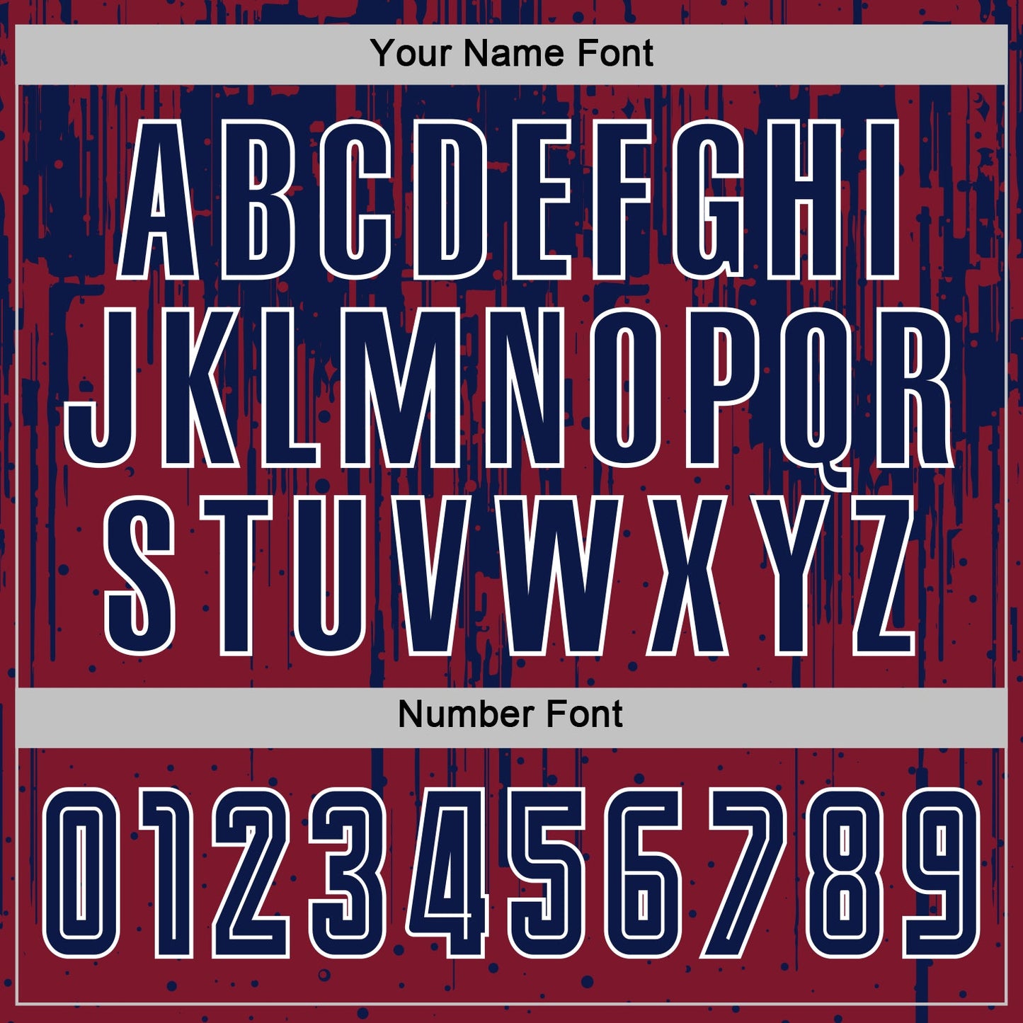 Custom Crimson Navy-White Dripping Splatte Pattern Sports Sublimation Soccer Uniform Jersey view 6