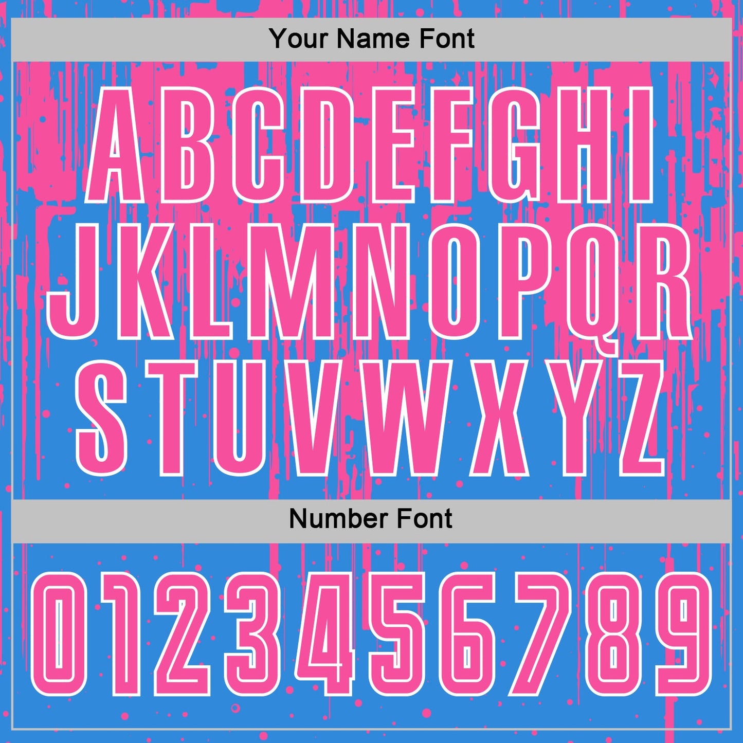 Custom Powder Blue Pink-White Dripping Splatte Pattern Sports Sublimation Soccer Uniform Jersey view 6