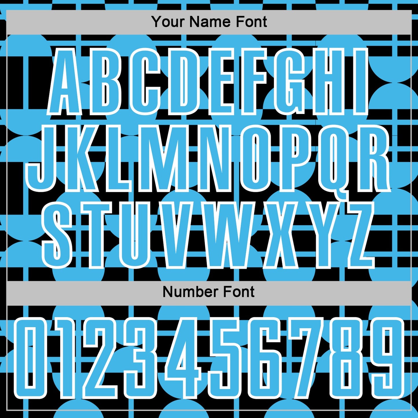Custom Black Sky Blue-White Geometric Shapes Sports Sublimation Soccer Uniform Jersey view 6