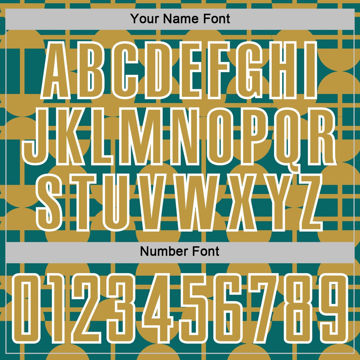 Custom Teal Old Gold-White Geometric Shapes Sports Sublimation Soccer Uniform Jersey view 6