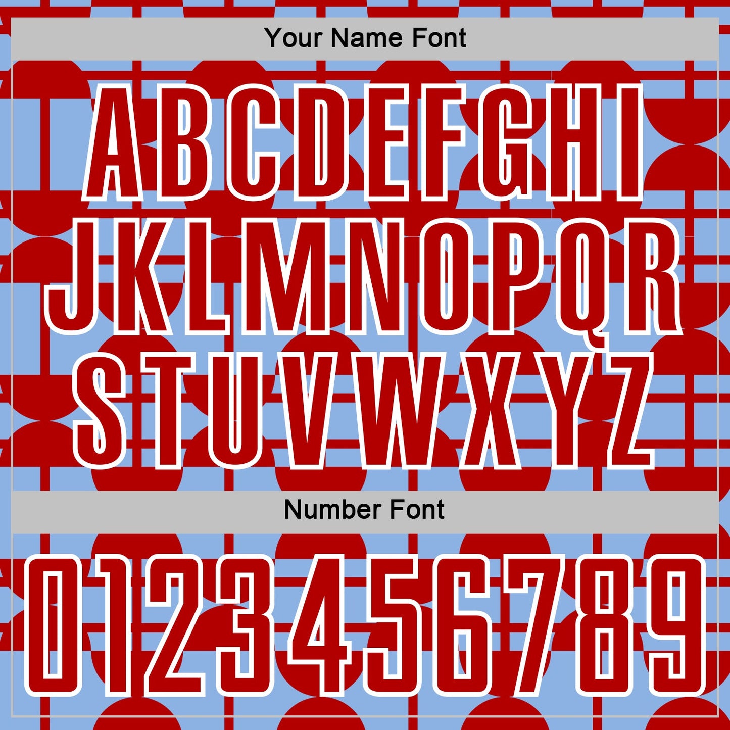 Custom Light Blue Red-White Geometric Shapes Sports Sublimation Soccer Uniform Jersey view 6