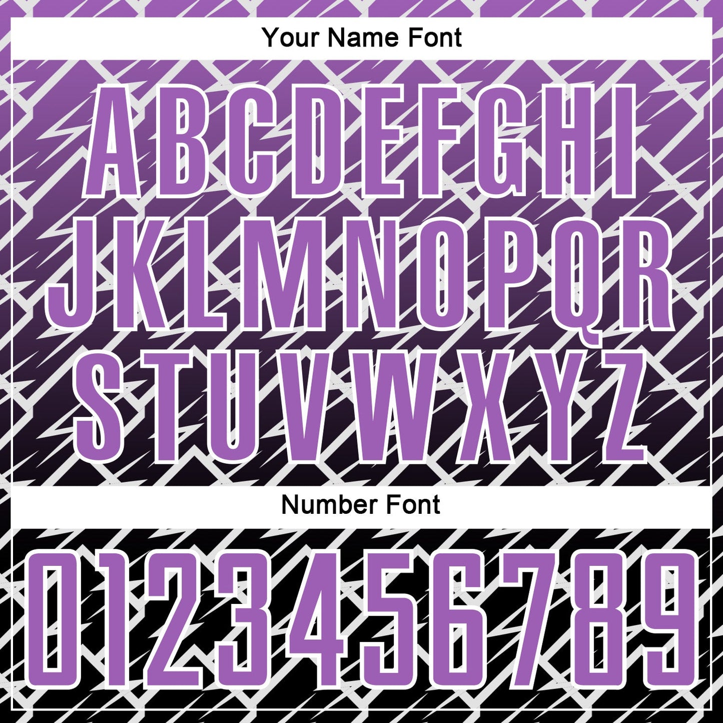 Custom Medium Purple Black-White Lightning Sports Sublimation Soccer Uniform Jersey view 6