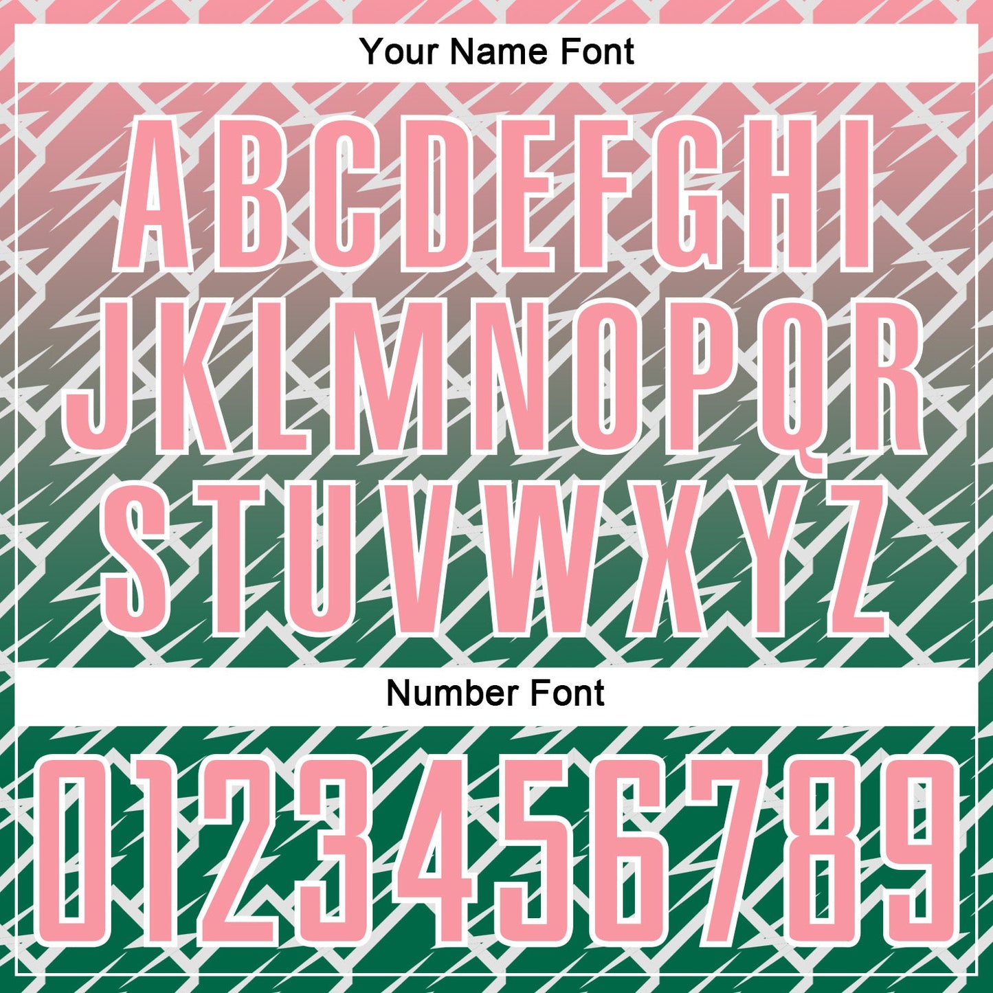 Custom Medium Pink Kelly Green-White Lightning Sports Sublimation Soccer Uniform Jersey view 6