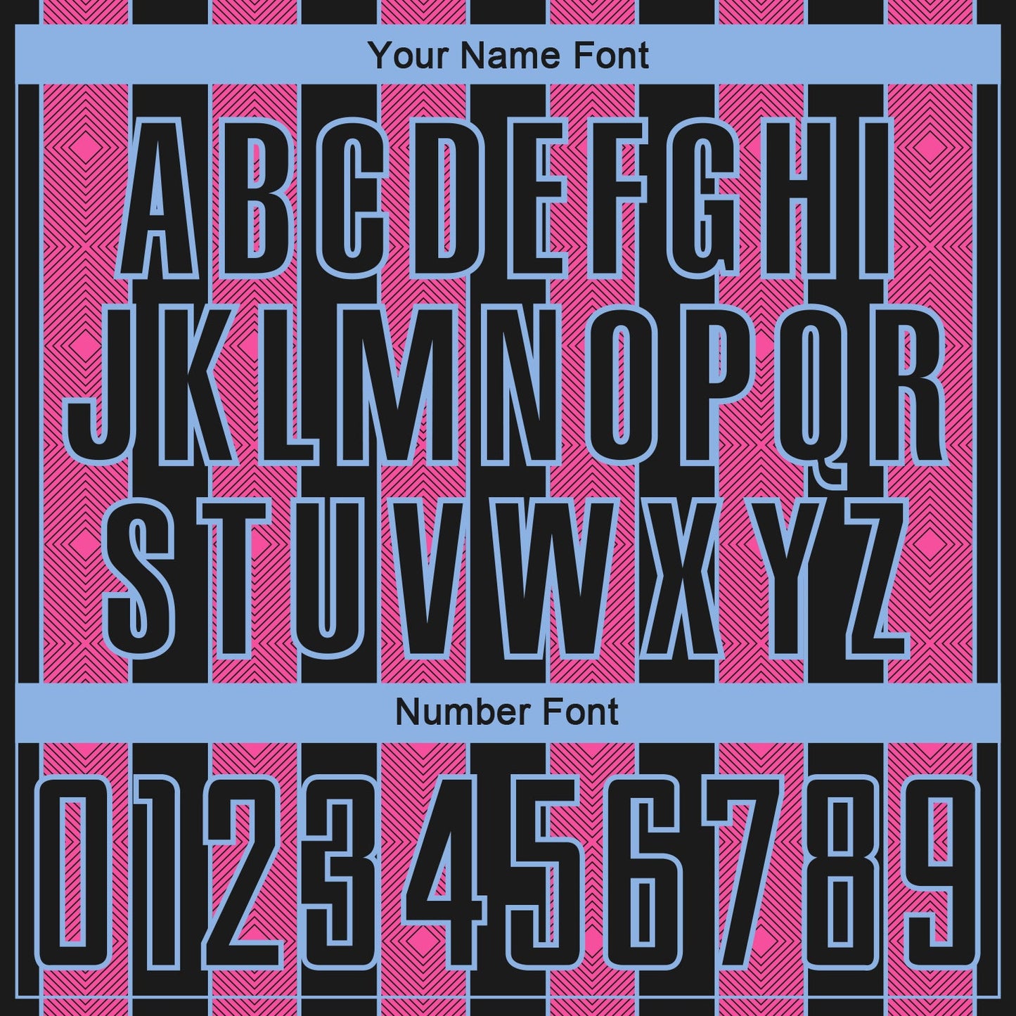 Custom Black Pink-Light Blue Pinstripe Line Sports Sublimation Soccer Uniform Jersey view 6