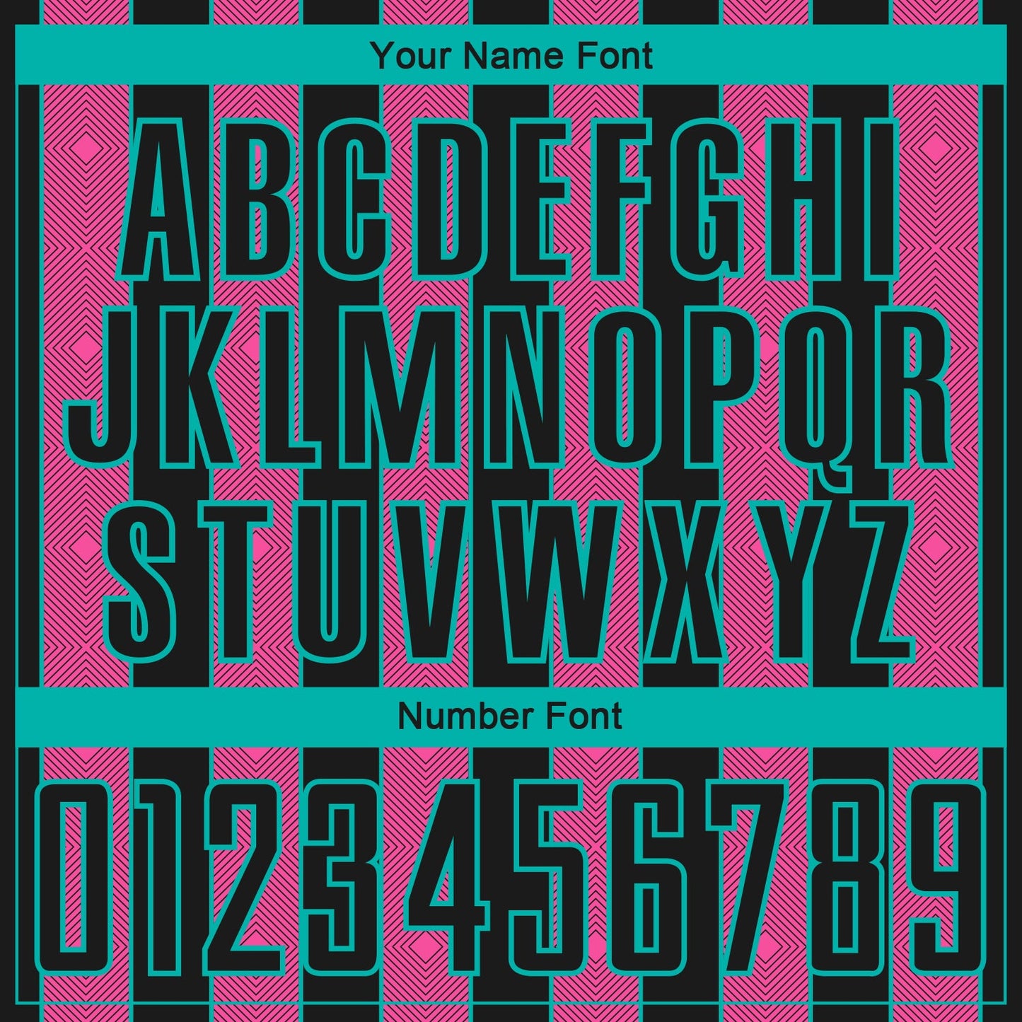 Custom Black Pink-Aqua Pinstripe Line Sports Sublimation Soccer Uniform Jersey view 6