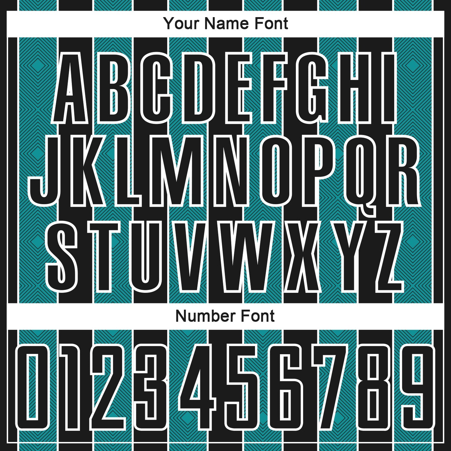 Custom Black Teal-White Pinstripe Line Sports Sublimation Soccer Uniform Jersey view 6