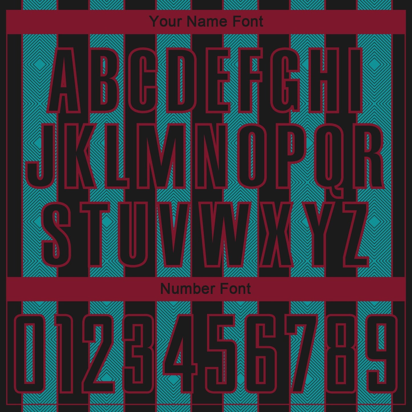 Custom Black Teal-Crimson Pinstripe Line Sports Sublimation Soccer Uniform Jersey view 6