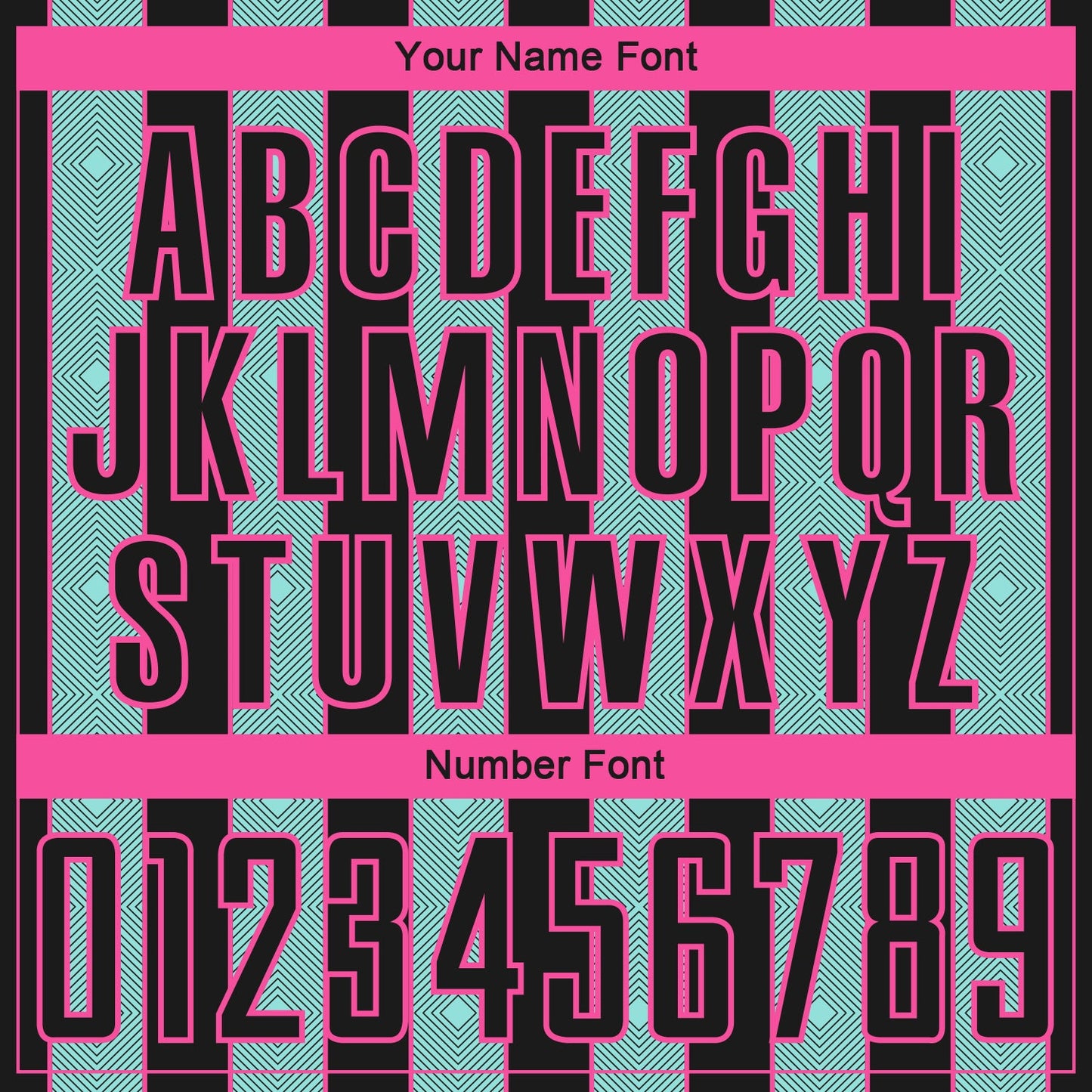 Custom Black Ice Blue-Pink Pinstripe Line Sports Sublimation Soccer Uniform Jersey view 6