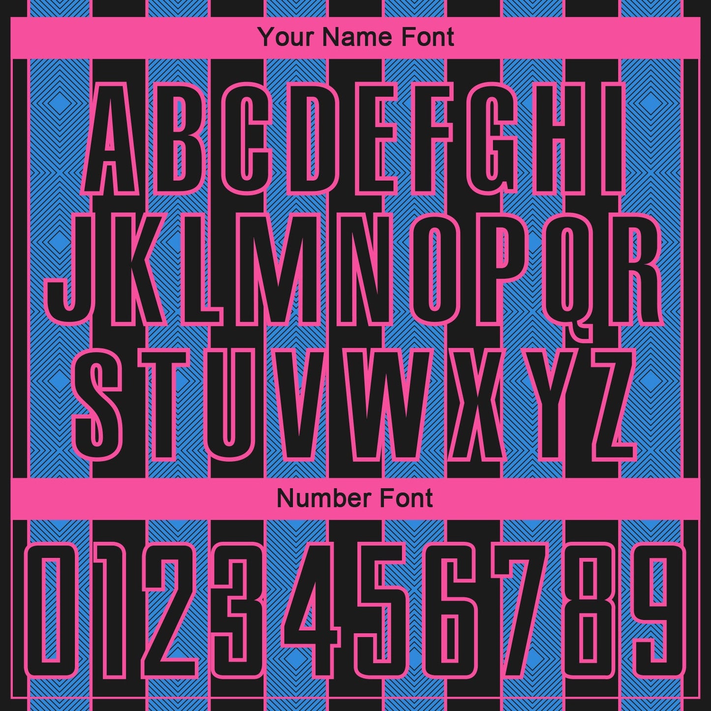Custom Black Powder Blue-Pink Pinstripe Line Sports Sublimation Soccer Uniform Jersey view 6