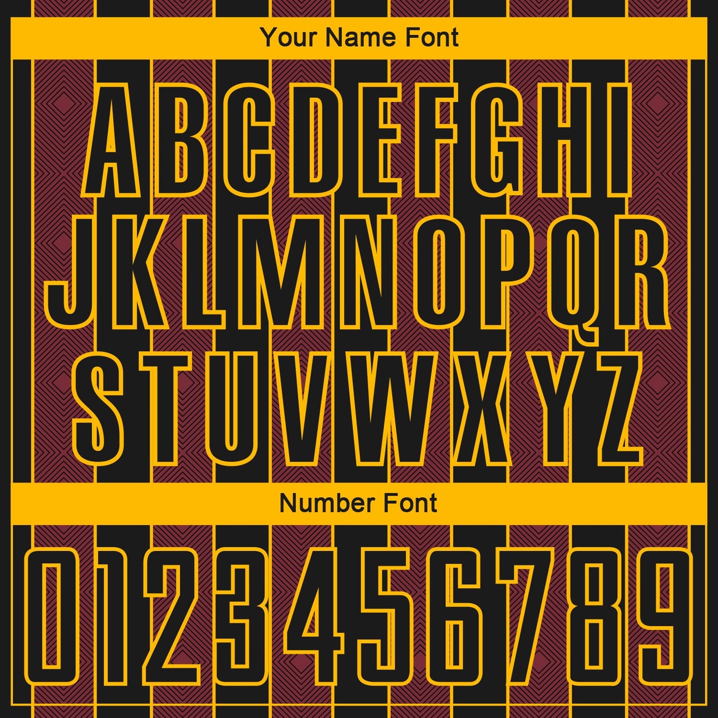 Custom Black Burgundy-Gold Pinstripe Line Sports Sublimation Soccer Uniform Jersey view 6