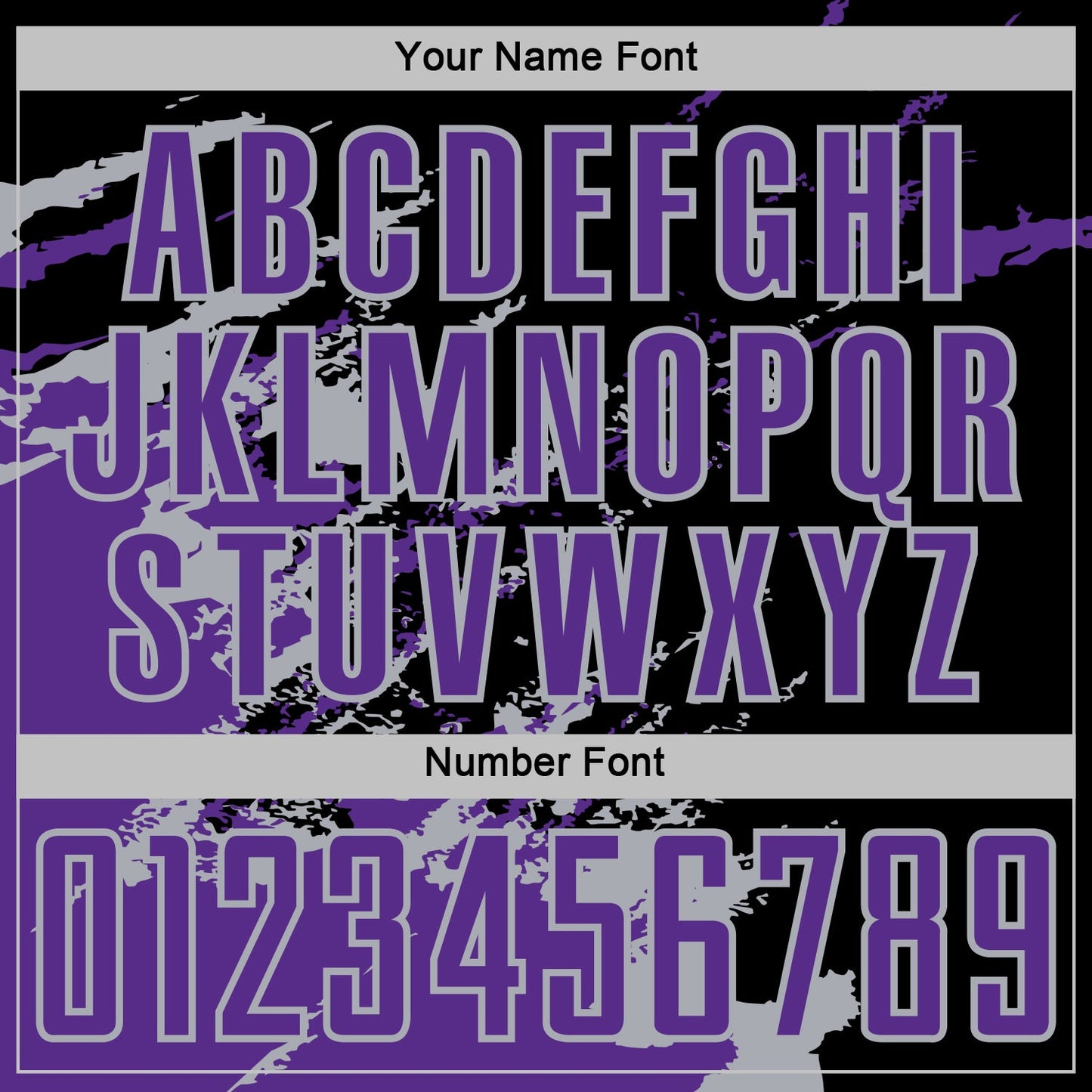 Custom Black Purple-Gray Abstract Fragment Art Splash Sports Sublimation Soccer Uniform Jersey view 6