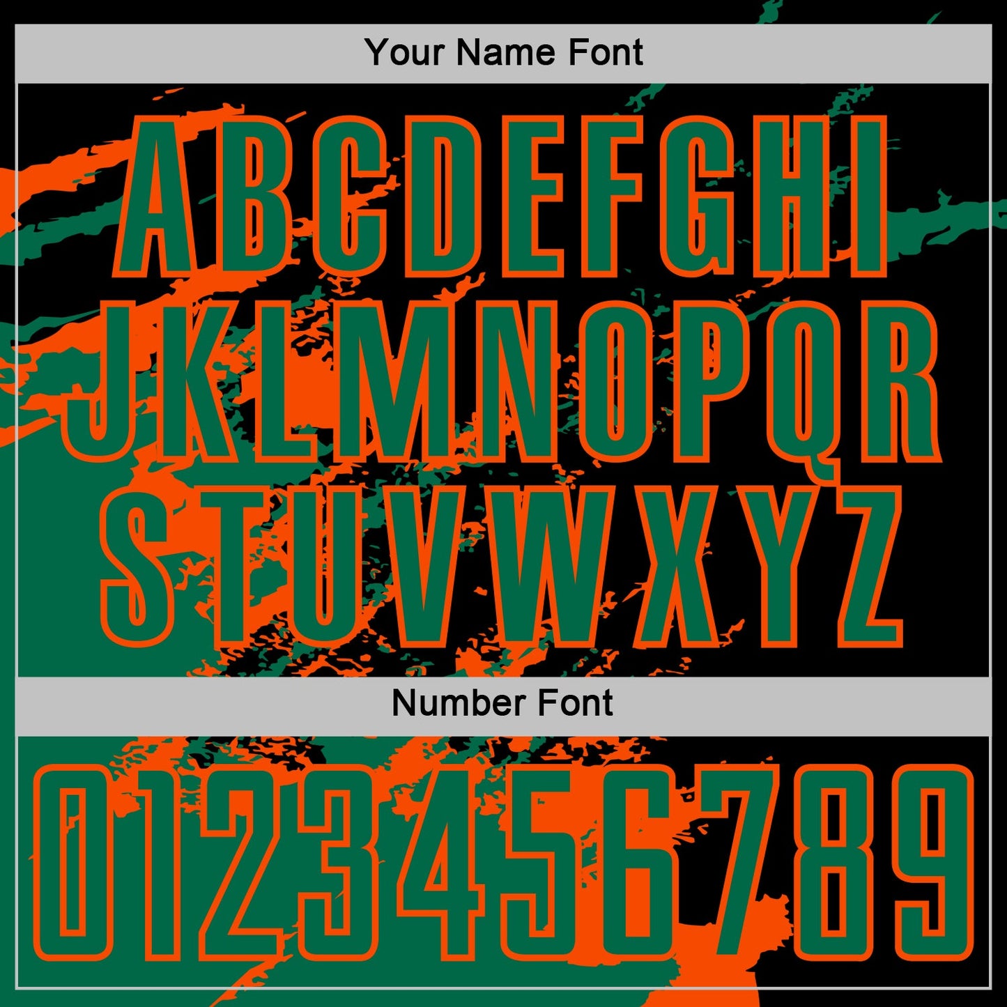 Custom Black Kelly Green-Orange Abstract Fragment Art Splash Sports Sublimation Soccer Uniform Jersey view 6