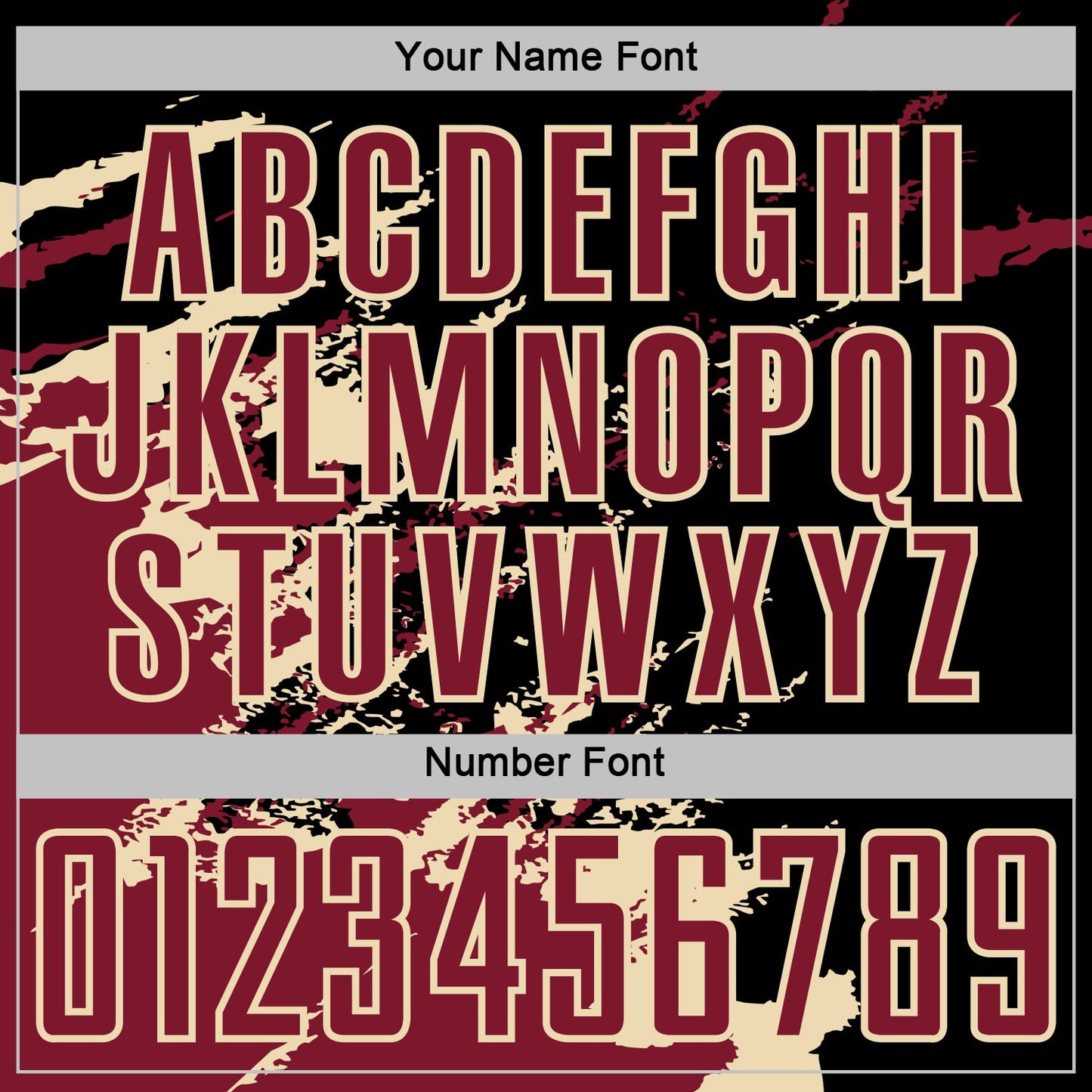 Custom Black Crimson-Cream Abstract Fragment Art Splash Sports Sublimation Soccer Uniform Jersey view 6