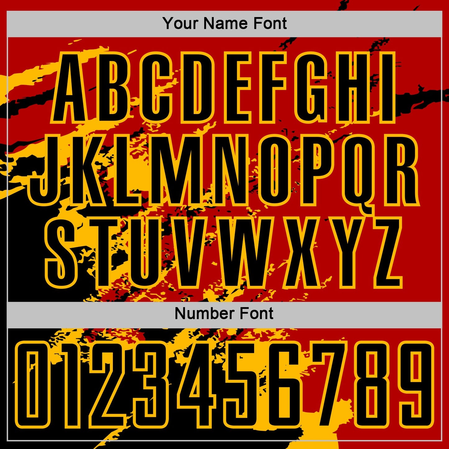 Custom Red Black-Gold Abstract Fragment Art Splash Sports Sublimation Soccer Uniform Jersey view 6