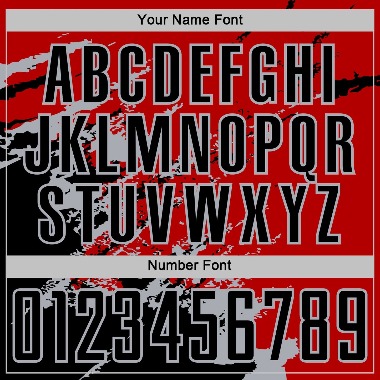 Custom Red Black-Gray Abstract Fragment Art Splash Sports Sublimation Soccer Uniform Jersey view 6