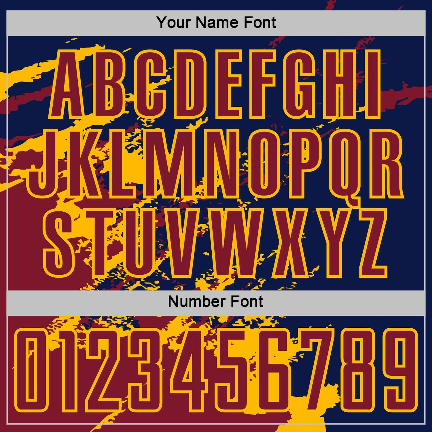Custom Navy Crimson-Gold Abstract Fragment Art Splash Sports Sublimation Soccer Uniform Jersey view 6