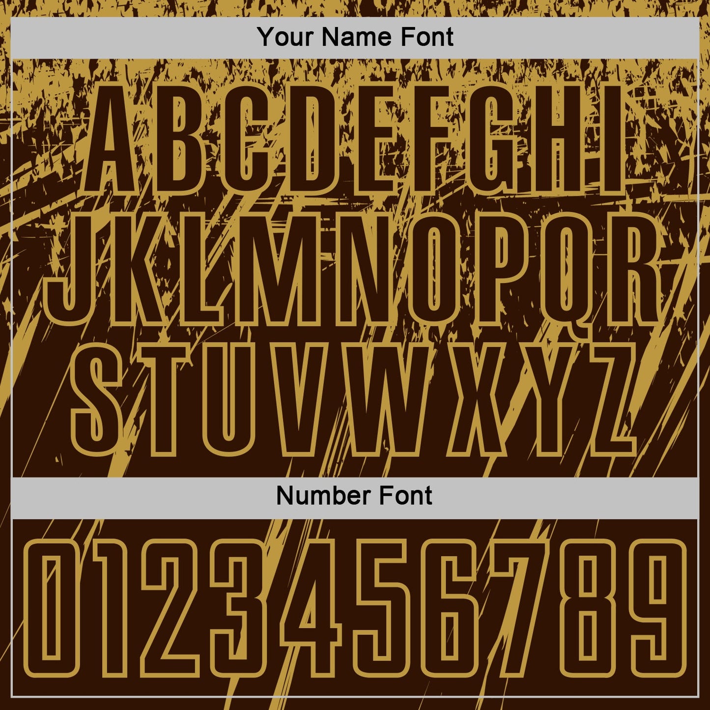 Custom Brown Old Gold Splash Sports Sublimation Soccer Uniform Jersey view 6