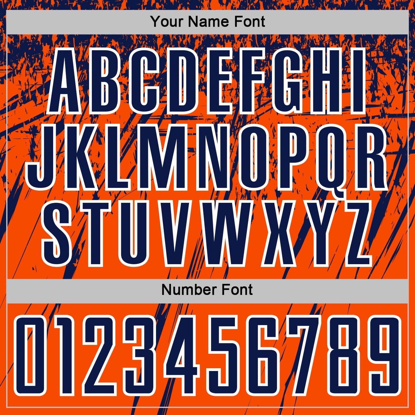Custom Orange Navy-White Splash Sports Sublimation Soccer Uniform Jersey view 6