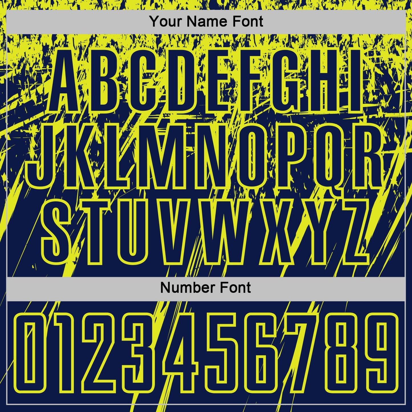 Custom Navy Neon Yellow Splash Sports Sublimation Soccer Uniform Jersey view 6