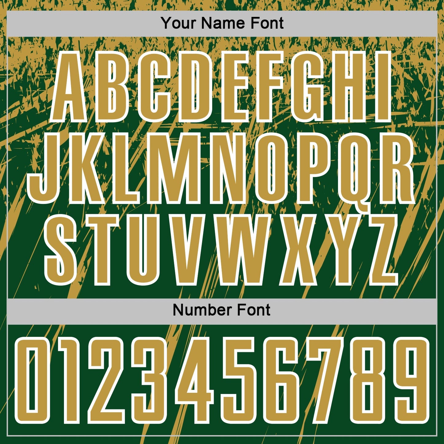 Custom Green Old Gold-White Splash Sports Sublimation Soccer Uniform Jersey view 6