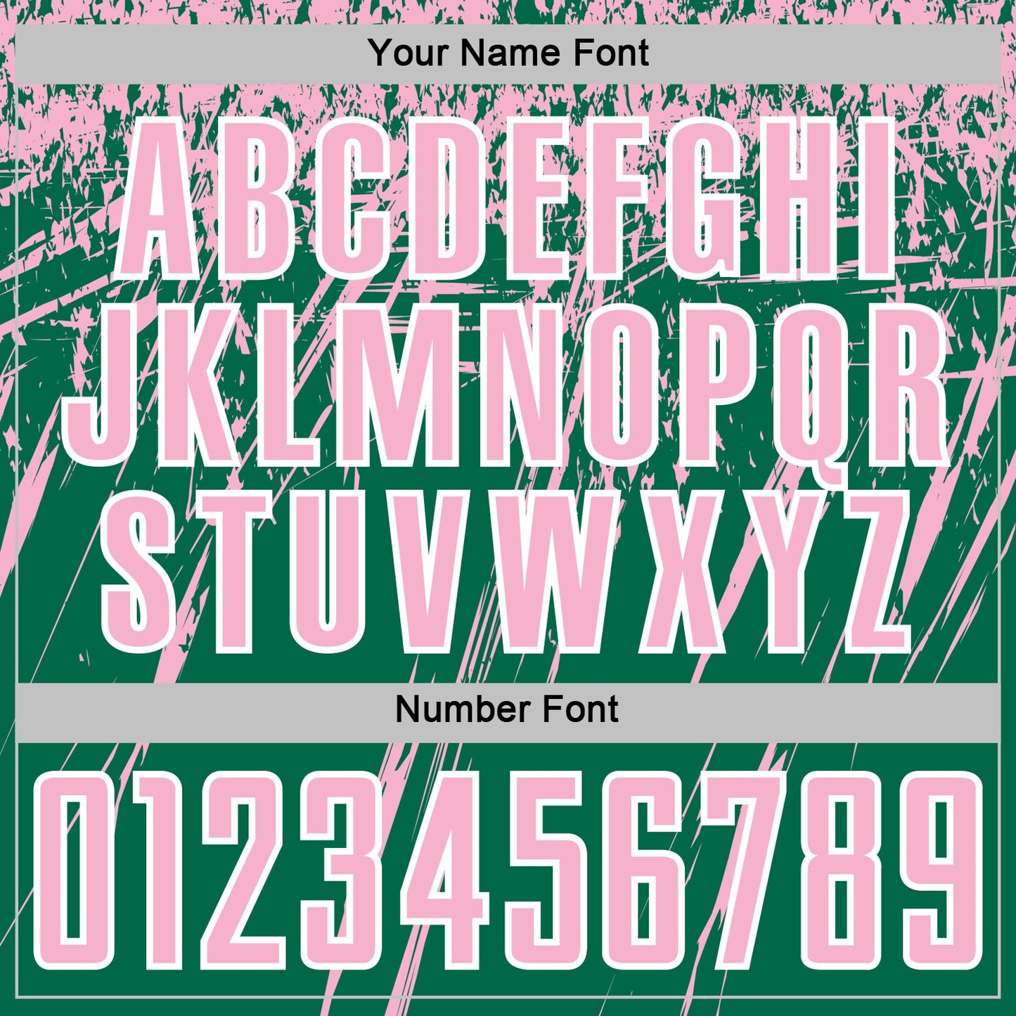 Custom Kelly Green Light Pink-White Splash Sports Sublimation Soccer Uniform Jersey view 6
