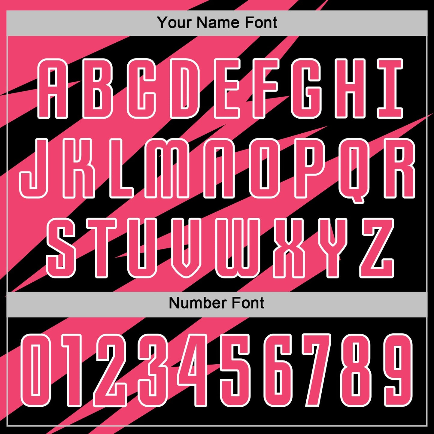 Custom Neon Pink Black-White Abstract Line Sports Sublimation Soccer Uniform Jersey view 6