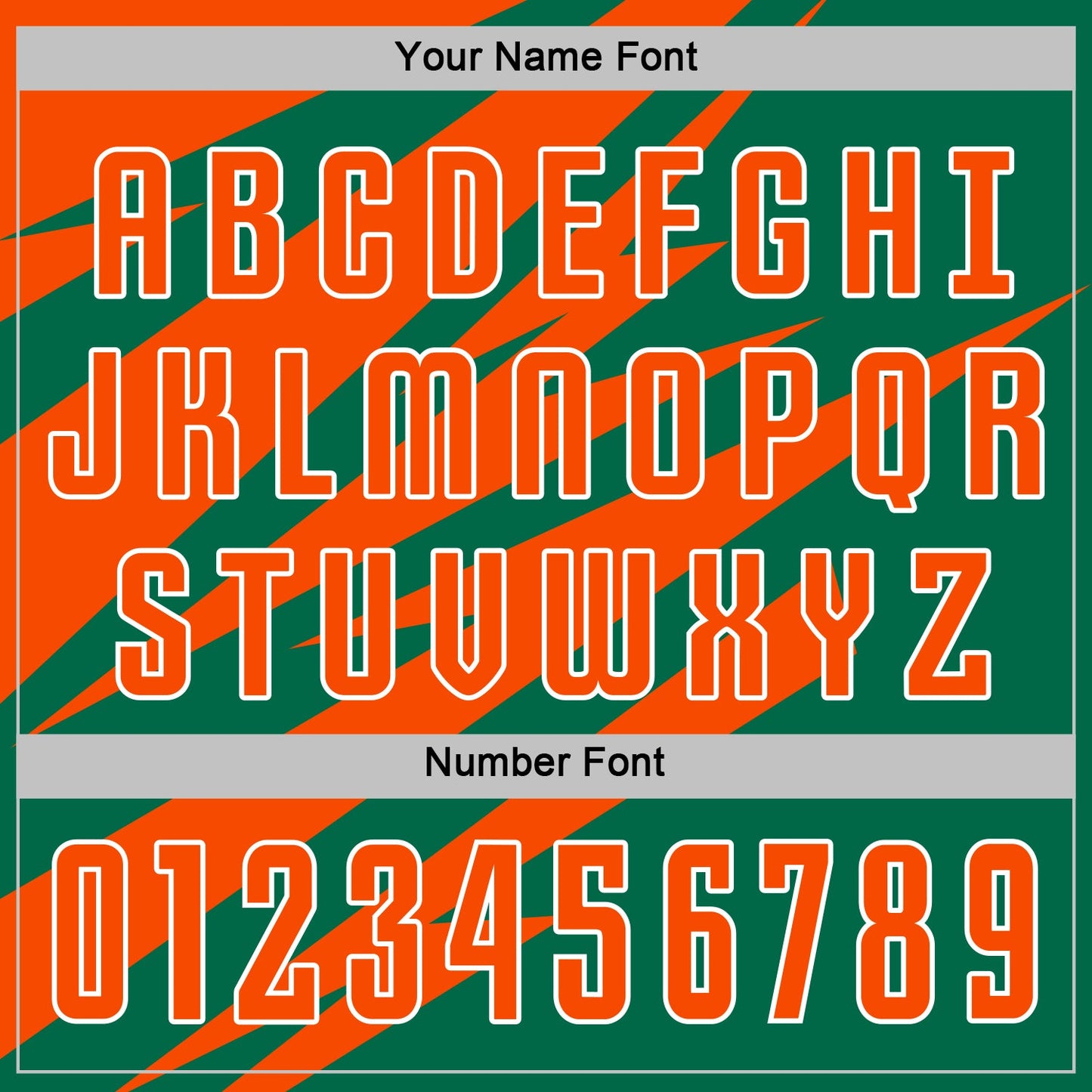 Custom Orange Kelly Green-White Abstract Line Sports Sublimation Soccer Uniform Jersey view 6